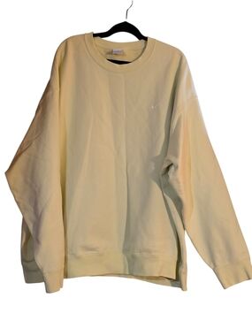 Nike Crewneck Sweatshirt in Pale Yellow size 4xl nwot Heavy shirt